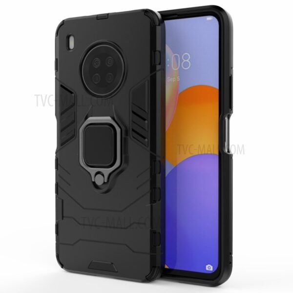 Huawei Y9A  Armor Ring Case + 3D Tempered Glass Protector - Image 8