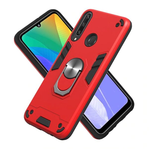 Huawei Y6P  Shockproof Armor Case + 3D Glass Protector - Image 6