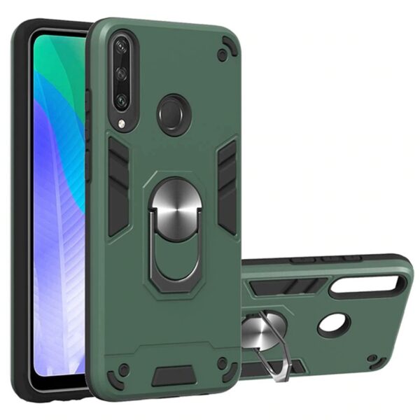 Huawei Y6P  Shockproof Armor Case + 3D Glass Protector - Image 3