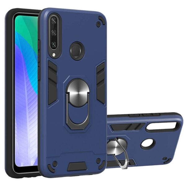 Huawei Y6P  Shockproof Armor Case + 3D Glass Protector - Image 2