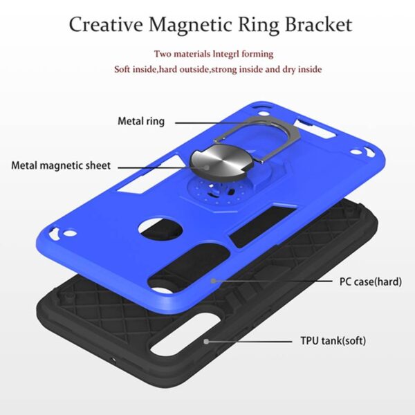 Huawei Y6P  Shockproof Armor Case + 3D Glass Protector - Image 11