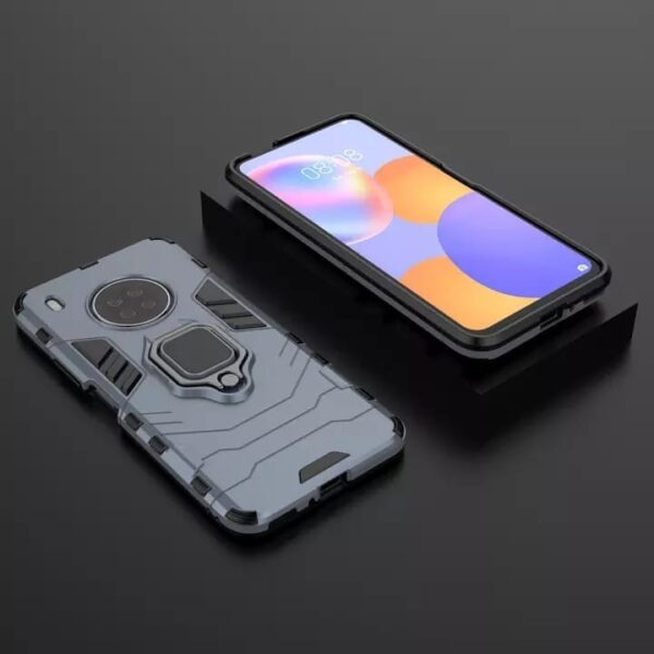 Huawei Y9A  Armor Ring Case + 3D Tempered Glass Protector - Image 3