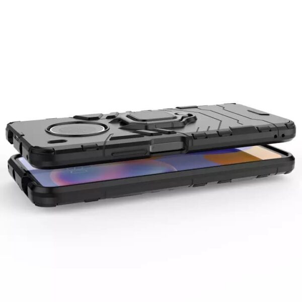 Huawei Y9A  Armor Ring Case + 3D Tempered Glass Protector - Image 2