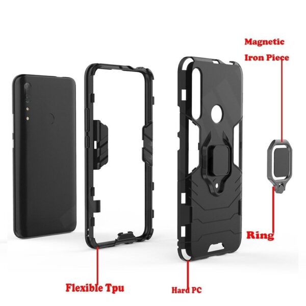 Huawei Y9 (2019) Armor Ring Case + 3D Glass Protector - Image 20