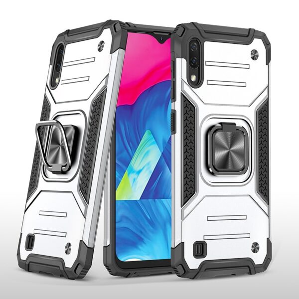 Samsung A30s, A50, A50s Armor Ring Case + 3D Glass Protector - Image 4