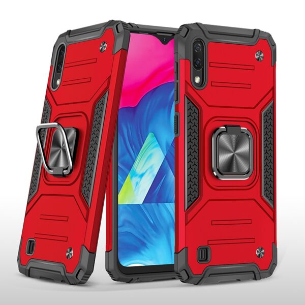 Samsung A30s, A50, A50s Armor Ring Case + 3D Glass Protector - Image 6