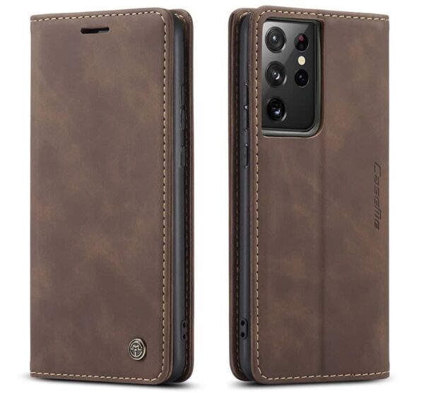 Samsung Galaxy S21 Series CaseMe Leather Flip Case - Image 2