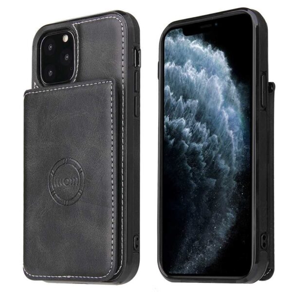 iPhone 12 Series Luxury Leather Wallet Back Cover Case - Image 5