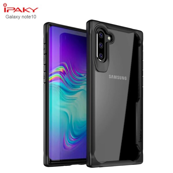 iPaky Clear Back Case for Samsung Note 10/Note10+ - Image 4