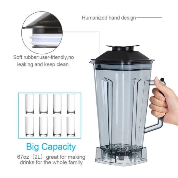 Silver Crest 4500W Multipurpose 2 in 1 Automatic Blender - Image 9