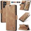 CaseMe Samsung Galaxy S24 Ultra Soft Slim Folio  Retro Flip Leather Wallet Case with 2 Cards Slot - Image 14