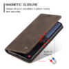 CaseMe Samsung Galaxy A05/A05s, A14, A15, A24 & A25  Soft Slim Folio Retro Flip Leather Wallet Case with 2 Cards Slot - Image 4