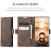 CaseMe Samsung Galaxy S24 Ultra Soft Slim Folio  Retro Flip Leather Wallet Case with 2 Cards Slot - Image 7
