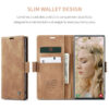 CaseMe Samsung Galaxy S24 Ultra Soft Slim Folio  Retro Flip Leather Wallet Case with 2 Cards Slot - Image 17