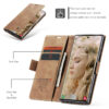 CaseMe Samsung Galaxy S24 Ultra Soft Slim Folio  Retro Flip Leather Wallet Case with 2 Cards Slot - Image 16