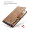 CaseMe Samsung Galaxy S24 Ultra Soft Slim Folio  Retro Flip Leather Wallet Case with 2 Cards Slot - Image 15