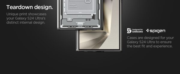 Spigen Ultra Hybrid Designed Military-Grade Protection, Anti-Yellowing Case (2023) For Samsung Galaxy S22 Ultra, S23 Ultra & S24 Ultra - Image 14