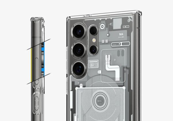 Spigen Ultra Hybrid Designed Military-Grade Protection, Anti-Yellowing Case (2023) For Samsung Galaxy S22 Ultra, S23 Ultra & S24 Ultra - Image 6