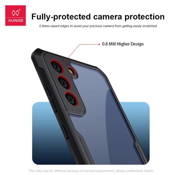 Xundd Beatle Series Shockproof Airbag Camera And Screen Protection Anti-Fingerprint Transparent Back Cover For Samsung Galaxy S Series - Image 3