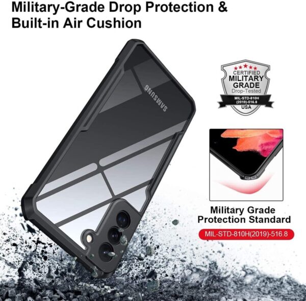 Xundd Beatle Series Shockproof Airbag Camera And Screen Protection Anti-Fingerprint Transparent Back Cover For Samsung Galaxy S Series - Image 10