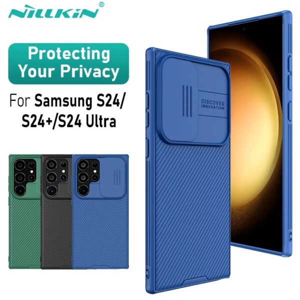 Original NILLKIN CamShield Pro Sliding Camera Protection Phone Case For Samsung Galaxy S22 Ultra, S23 Ultra, S24 Ultra & S25 Ultra - Image 2