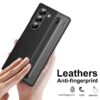 GKK Ultra Thin Retro Leather Foldable Magnetic Case For Samsung Galaxy Z Fold3,4,5&6 With Hinge Protection 360 Degree Case with Built-in Screen Protector & S-Pen - Image 10