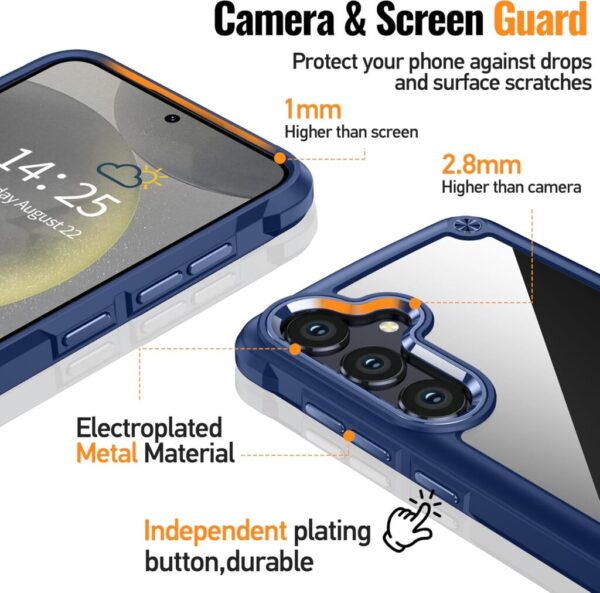 Orginal Candy Armor Shockproof Super Premium Protection Bumper Clear Case For Samsung Galaxy A05s,A06,A15/A24/A25,A16, A26,A35/A55, A54 & A36/A56 - Image 4