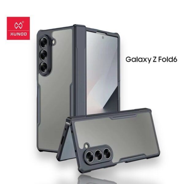 Original Xundd Beatle Series Shockproof Airbag Camera And Screen Protection Anti-Fingerprint Transparent Cover With Magnetic Hinge Protection 360 Degree Case with Built-in Screen Protector For Samsung Galaxy Z Fold & Z Flip - Image 9