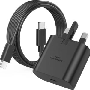 Original Samsung 45W & 25W PD Super Fast Wall Charger With USB Type-C to C Cable