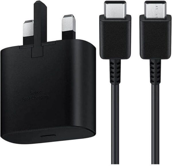 Original Samsung 45W & 25W PD Super Fast Wall Charger With USB Type-C to C Cable - Image 10