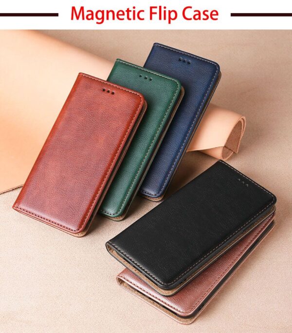 Richboss PU Leather Flip Wallet Case For Oppo A31, A52/A92, A54/A55, A60,A71, A76/A96 & A77/A77s - Image 9