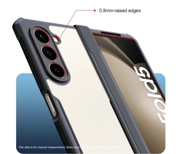 Original Xundd Beatle Series Shockproof Airbag Camera And Screen Protection Anti-Fingerprint Transparent Cover With Magnetic Hinge Protection 360 Degree Case with Built-in Screen Protector For Samsung Galaxy Z Fold7 - Image 5