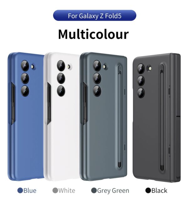 Samsung Galaxy Z Fold7 Magnetic Hinge Protection 360 Degree Case with Built-in Screen Protector, Stylus Pen and Magnetic Kickstand Function - Image 18