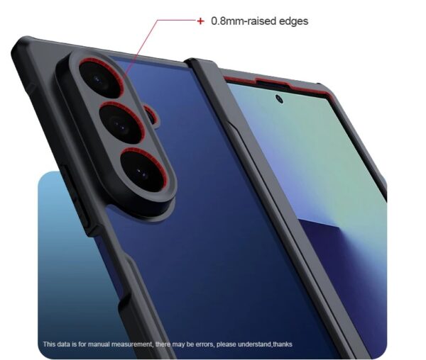 Original Xundd Beatle Series Shockproof Airbag Camera And Screen Protection Anti-Fingerprint Transparent Cover With Magnetic Hinge Protection 360 Degree Case with Built-in Screen Protector For Samsung Galaxy Z Fold7 - Image 18
