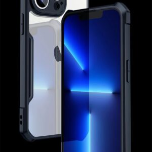 Xundd Beatle Series Shockproof Airbag Camera And Screen Protection Anti-Fingerprint Transparent Back Cover For iPhone Series