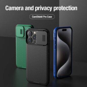 Original NILLKIN CamShield Pro Sliding Camera Protection Phone Case For iPhone Series