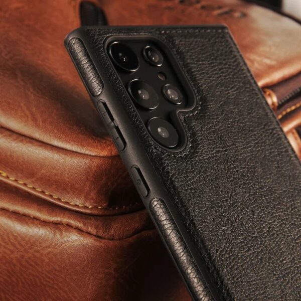 Upgraded Luxury Premium Retro Leather Back Cover For Samsung Galaxy S22 Ultra, S23 Ultra, S24 Ultra & S25 Ultra - Image 10