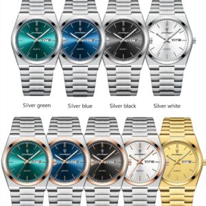 Elegant Ultra-Thin POEDAGAR Watch For Man Waterproof Luminous Date Week Stainless Steel Men Watch Casual Quartz Men's Watches Male Clock+box