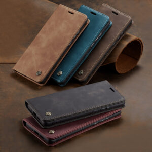 Genuine CaseMe Soft Slim Folio Retro Flip Leather Wallet Case with 2 Cards Slot For Oppo